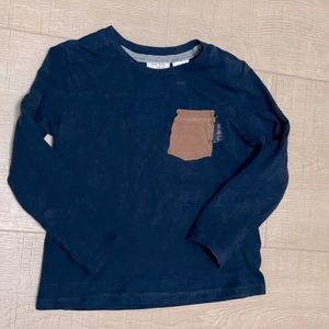 Zara baby boys long sleeve shirt with pocket size 18-24 month